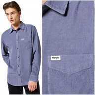 Koszule męskie - Wrangler 1 PKT CORDUROY SHIRT bawełniana sztruksowa koszula REGULAR FIT XXL - miniaturka - grafika 1
