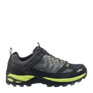 CMP Męskie buty trekkingowe Rigel Low Wp Walking, antracytowo-limonkowe, rozm. 44, Antracite Limegreen, 44 EU - Buty trekkingowe męskie - miniaturka - grafika 1