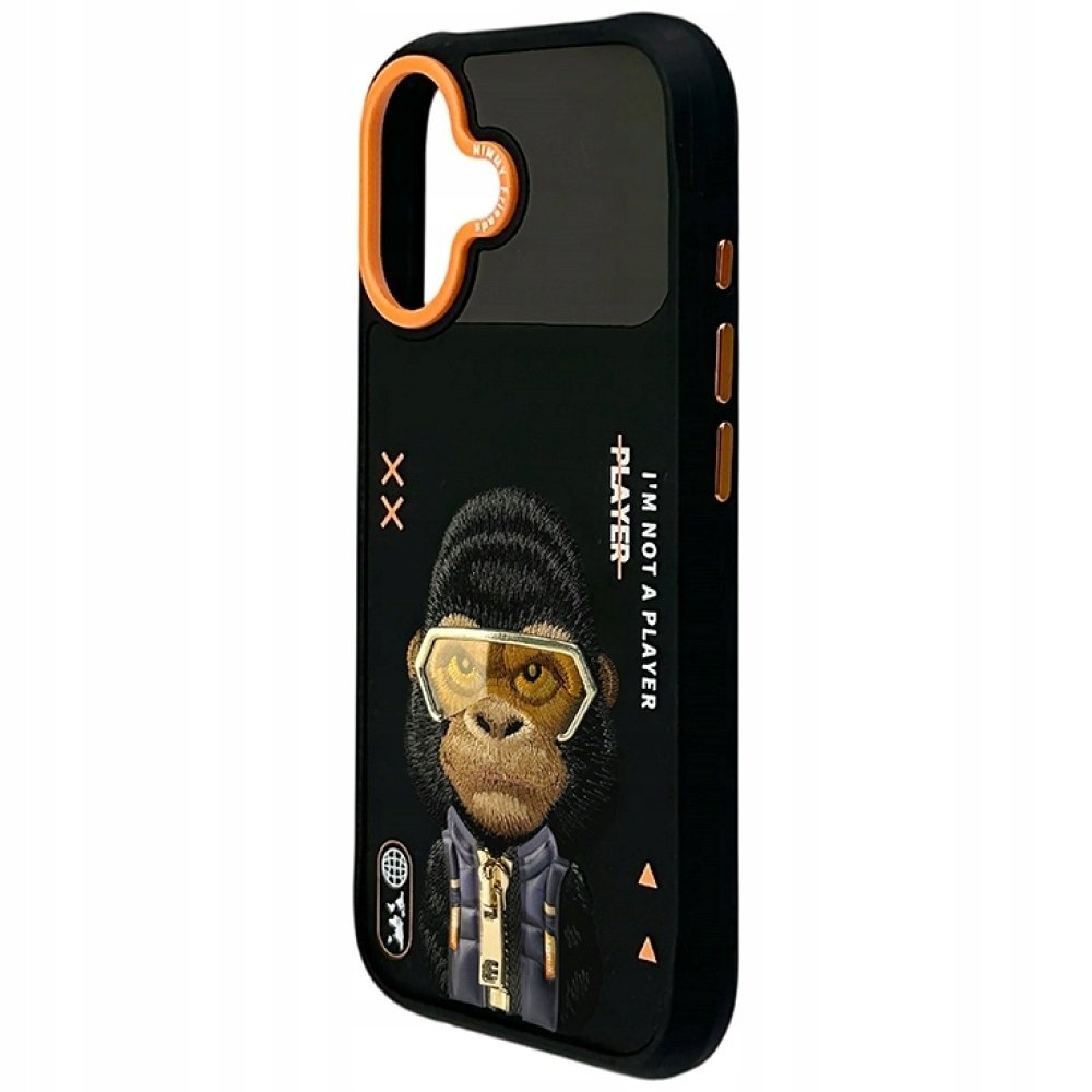 Etui Nimmy Cool&Cute 2.0 Gorilla do iPhone 17 czarny