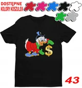 Koszulki męskie - Dziecięca Koszulka Z Nadru.Duży Wybór Kaczor Sknerus Dyzio Zyzio-Xxxs 86-98 - miniaturka - grafika 1