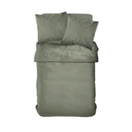 Pościel - Pościel 200 x 220 cm bawełniana Today Nay Khaki zielona - miniaturka - grafika 1
