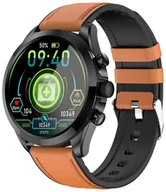 Smartwatch - Hagen HC67.14.333 Smartwatch HC67 czarny brązowy - miniaturka - grafika 1