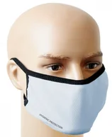 Maseczki ochronne i antywirusowe - Bawełniana błękitna maseczka na twarz - maska ochronna WIELORAZOWA MS-N2W - miniaturka - grafika 1