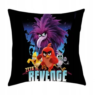 Poduszka Angry Birds 40x40 - Zeta, Red, bajkowa dekoracja dla dzieci - Kołdry i poduszki dla dzieci - miniaturka - grafika 1