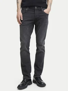 Jack&Jones Jeansy Mike Fox 12278115 Czarny Tapered Fit - Spodnie męskie - miniaturka - grafika 1