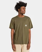 Koszulki męskie - Quiksilver Męska bluzka Basic Pocket Label Ss (1 opakowanie) - miniaturka - grafika 1