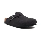 Klapki i japonki damskie - Birkenstock Mule BOSTON | z dodatkiem wełny | narrow fit - miniaturka - grafika 1