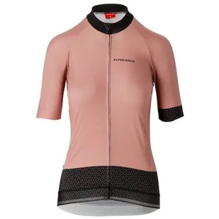 Koszulka rowerowa KROSS Flow Lady 2.0 ( L) Różowo-czarny - Koszulki rowerowe - miniaturka - grafika 1