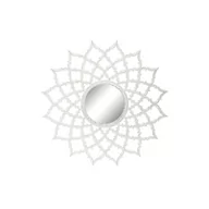 Lustra - Emaga Lustro ścienne DKD Home Decor Biały Szkło Drewno MDF (120 x 3 x 120 cm) - miniaturka - grafika 1