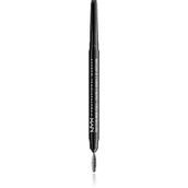Akcesoria i kosmetyki do stylizacji brwi - NYX PROFESSIONAL MAKEUP NYX profesjonalny kredka do makijażu Precision Brow Pencil Black, 21 g - miniaturka - grafika 1
