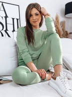 Dresy damskie - Komplet damski dresowy MILIAN miętowy Dstreet AY0821-S - miniaturka - grafika 1