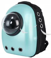 Torebki damskie - Transporter Plecak Torba Kota Psa Kosmiczny Błękit - miniaturka - grafika 1