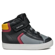 Buty dla chłopców - Sneakersy Geox B Gisli Boy B461NA 054FU C0241 S Czarny - miniaturka - grafika 1
