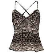 Koszulki i topy damskie - Superdry Dziewczęcy T-shirt Bez Rękawów z Nadrukiem - miniaturka - grafika 1