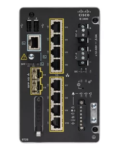 Switch Cisco IE-3400-8T2S-A - Switche - miniaturka - grafika 1