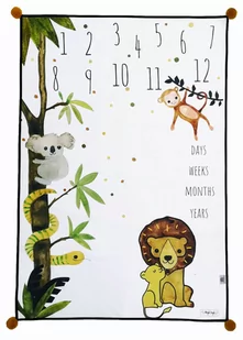 Foto mata "Dżungla" Angielska - Maty piankowe - miniaturka - grafika 1