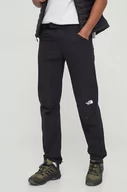 Spodnie sportowe męskie - The North Face spodnie outdoorowe kolor czarny - miniaturka - grafika 1