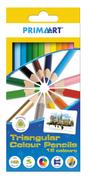 Kredki, ołówki, pastele i pisaki - Prima Art Kredki Ołówkowe Trójkątne 12 Kolorów Prima Art 5902012742105 - miniaturka - grafika 1
