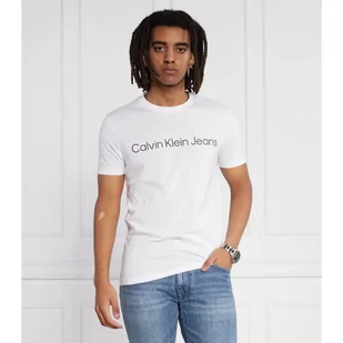 CALVIN KLEIN JEANS T-shirt | Slim Fit - Koszulki męskie - miniaturka - grafika 1