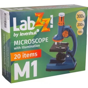 Levenhuk Mikroskop LabZZ M1 Granatowy LABZZ M1 - Mikroskopy i lupy - miniaturka - grafika 1