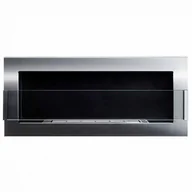 Biokominki - Biokominek 900x400mm Globmetal nierdzewny szczotkowany z szybą kod: 001.05.011.01 - miniaturka - grafika 1