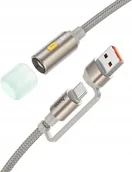 Kable USB - HOCO kabel USB A / Typ C do LED light UA38C złoty - miniaturka - grafika 1
