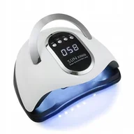 Lampy UV do paznokci - Mocna Lampa Do Paznokci Hybryd Żeli UV LED Sun x10 Max LCD Z Rączką 280W - miniaturka - grafika 1