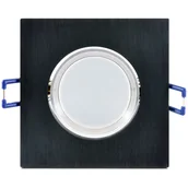 Lampy sufitowe - Polux Oczko Lampa sufitowa MOON 301857 aluminiowa OPRAWA LED 6W IP40 kwadratowy - miniaturka - grafika 1