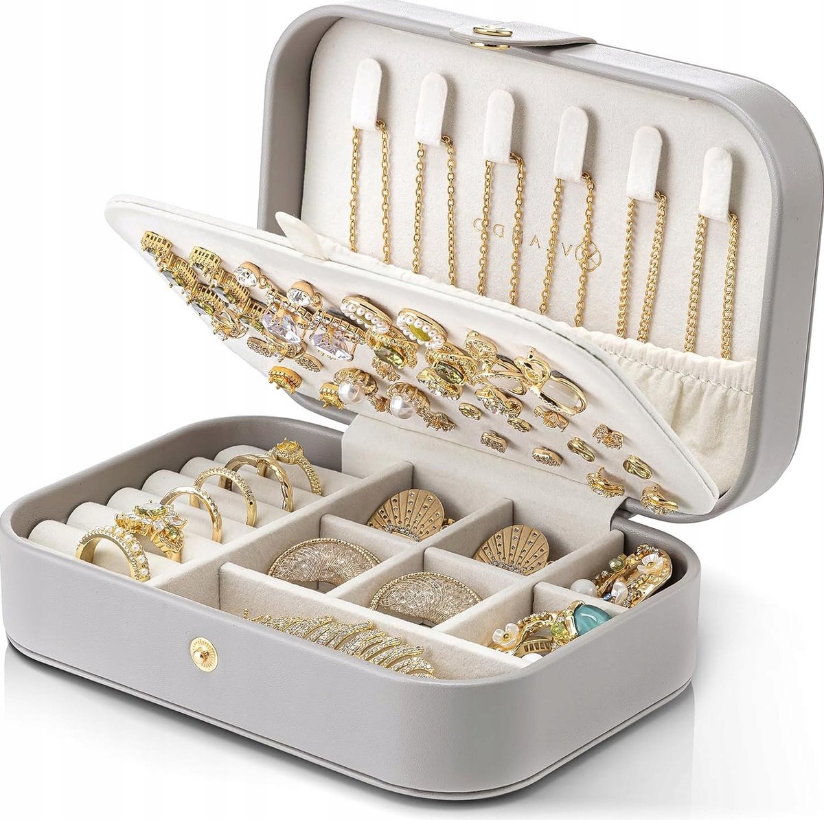 SZKATUŁKA NA BIŻUTERIĘ 116X16X6CM PUDŁO ORGANIZER ETUI PODRÓŻNE ELEGANCKIE