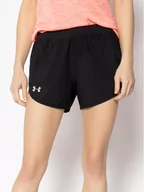 Spodenki damskie - Under Armour Szorty sportowe Fly By 2.0 1350196 Czarny Loose Fit - miniaturka - grafika 1