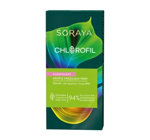 SORAYA Chlorofil Krople zwężające pory 30 ml - Serum do twarzy - miniaturka - grafika 1