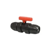 Oczka wodne - Zawór kulowy PP 25 mm zacisk 10bar DN20 czarny type Safe 500 - miniaturka - grafika 1