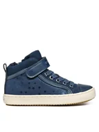 Buty dla dziewczynek - Geox Sneakersy J Kalispera Girl J744GI 0DHAJ C4005 M Granatowy - miniaturka - grafika 1