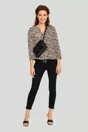 Bluzki damskie - Wiskozowa bluzka z nadrukiem - Greenpoint - miniaturka - grafika 1