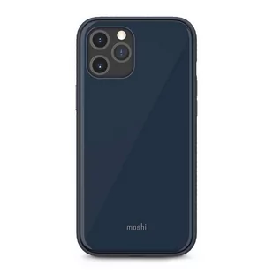 Moshi iGlaze - Etui iPhone 12 Pro Max (system SnapTo) (Midnight Blue) - Etui i futerały do telefonów - miniaturka - grafika 1