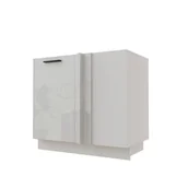 Meble kuchenne - Torino Szafka Dolna Narożna D13U Biały Połysk - miniaturka - grafika 1