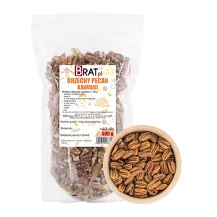 Orzechy Pecan 500g - Orzechy i nasiona - miniaturka - grafika 2