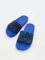 Buty dla chłopców - Reserved - Klapki z aplikacją - granatowy - miniaturka - grafika 1