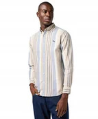 Koszule męskie - Koszula Wrangler BRONCO SHIRT 112362721 Tan Stripe XL - miniaturka - grafika 1