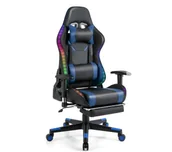 Fotele gamingowe - Extralink EVO 730-5 LED Gamingowy - miniaturka - grafika 1