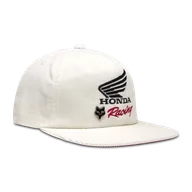 Czapki damskie - Czapka z Daszkiem FOX Honda Adjustable Złamany BiałyRegulowany - miniaturka - grafika 1