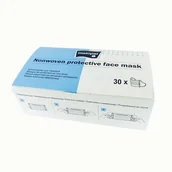 Apteczki i materiały opatrunkowe - Matopat Maseczki ochronne na twarz, trzywarstwowe, z innowacyjnym systemem uchwytów 30 szt. 30 szt. |   MA-142-MO3U-009 - miniaturka - grafika 1