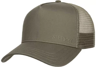 Czapka Classic Cotton Trucker by Stetson, khaki, One Size - Czapki i chusty sportowe męskie - miniaturka - grafika 1