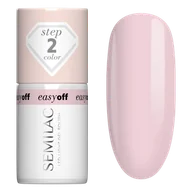 Lakiery hybrydowe - Semilac Lakier do paznokci Easy Off, L11 Pink Marshmallow - miniaturka - grafika 1