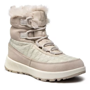 Columbia Botki Slopeside Peak Luxe BL5106 Dark Stone/Sea Salt 279 - Botki damskie - miniaturka - grafika 1