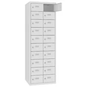 Szafki BHP - Metalowa szafa śniadaniowa 20 skrytek MSUS 3210 - 300 głębokość - miniaturka - grafika 1