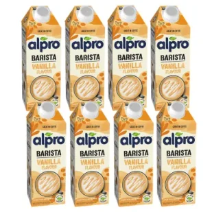Alpro Barista Napój owsiano-sojowy Wanilia Zestaw 8 x 750 ml - Napoje roślinne - miniaturka - grafika 1