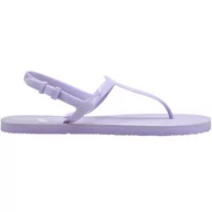 Sandały damskie - Sandały damskie Puma Cozy Sandal WNS lawendowe 375212 03-37 - miniaturka - grafika 1