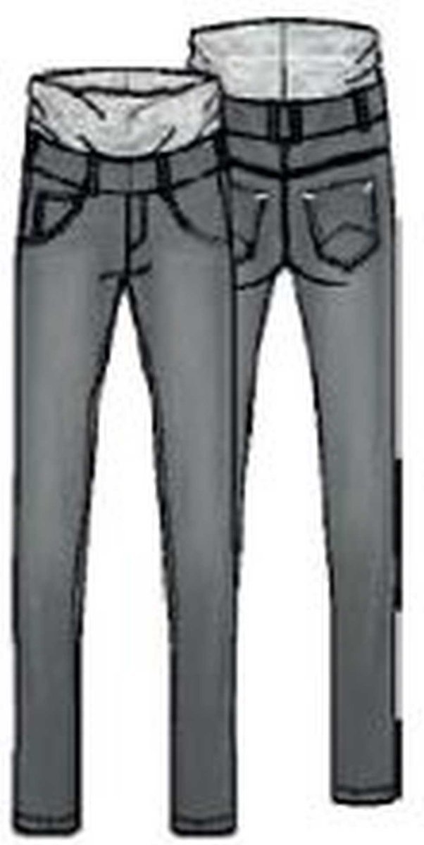 Spodnie jeansowe damskie, ciążowe, slim, szare, Bellybutton