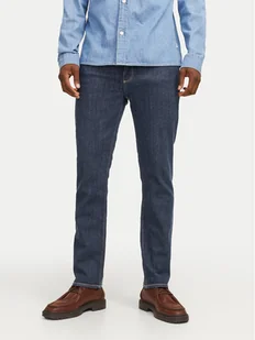 Jack&Jones Jeansy Clark 12261707 Granatowy Regular Fit - Spodnie męskie - miniaturka - grafika 1